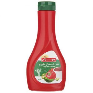 سس گوجه فرنگی هالوپینو مهرام مقدار 400 گرم