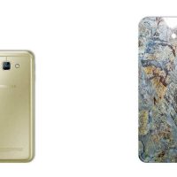 برچسب تزئینی ماهوت مدل Marble-vein-cut Special مناسب برای گوشی Samsung A8 2016