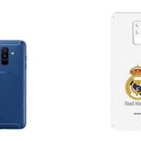 برچسب تزئینی ماهوت مدل REAL MADRID Design مناسب برای گوشی Samsung A6 Plus 2018