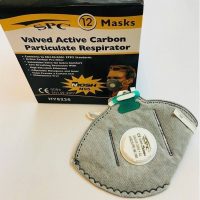 ماسک تنفسی سوپاپ دار کربن اکتیو SPC بسته 12 عددی