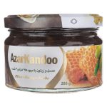 عسل و زیتون با میوه های فرآوری شده آذرکندو – ۲۸۰ گرم