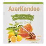 دمنوش عسل/ چای سبز و لیمو عمانی آذرکندو بسته ۱۰عددی
