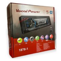 دستگاه پخش خودرو بلوتوثی 12 وات Vocal Power 1870-1