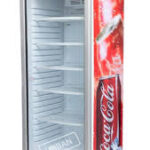 یخچال ایستاده ویترینی و فروشگاهی مدل کوکاکولا موتور سابکول با عرض 60 سانتی متر